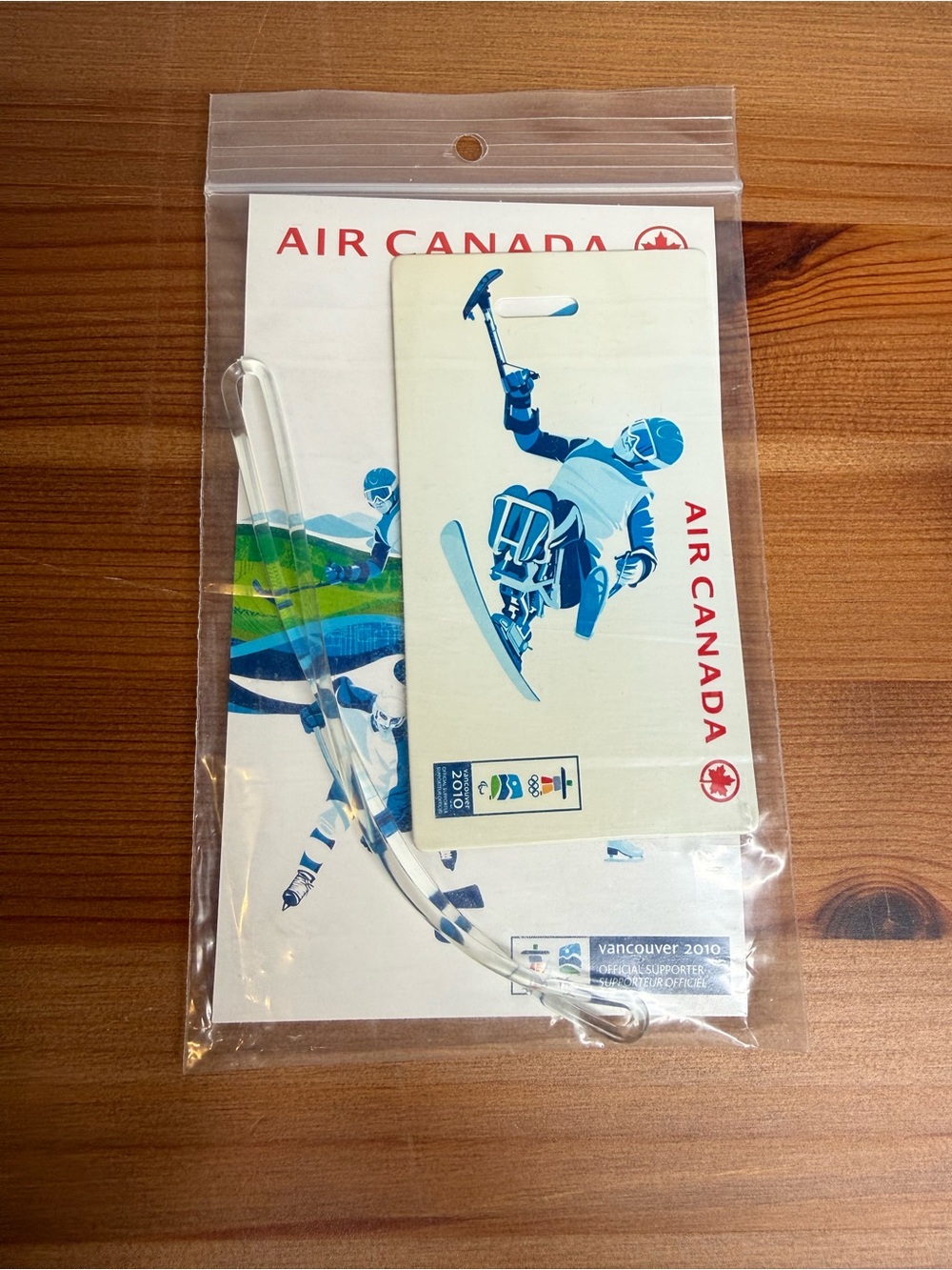 Limited Edition Air Canada 2010 Vancouver paralympics luggage tag